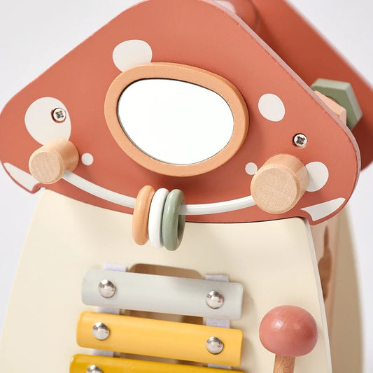 Children's Wooden Woodland Mushroom Castle