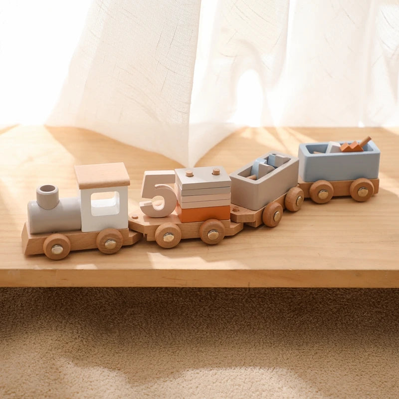 Wooden Birthday Train