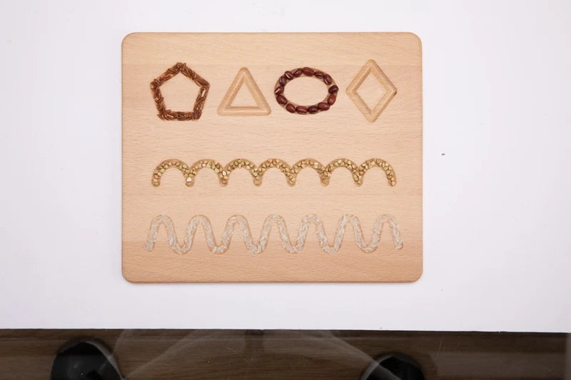 Montessori Number Matching Wooden Board Baby