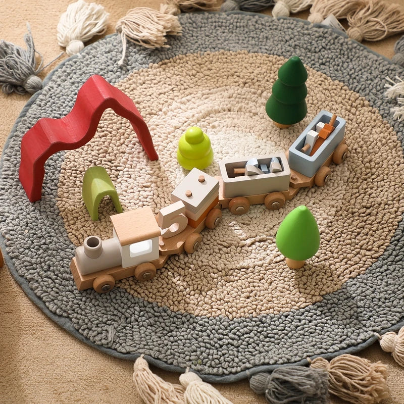 Wooden Birthday Train