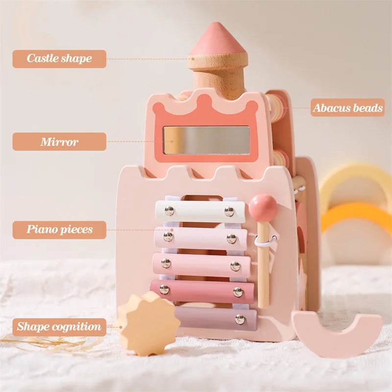 Children's Wooden Castle Block