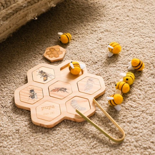 Children's Wooden Bee Life Cycle Puzzle