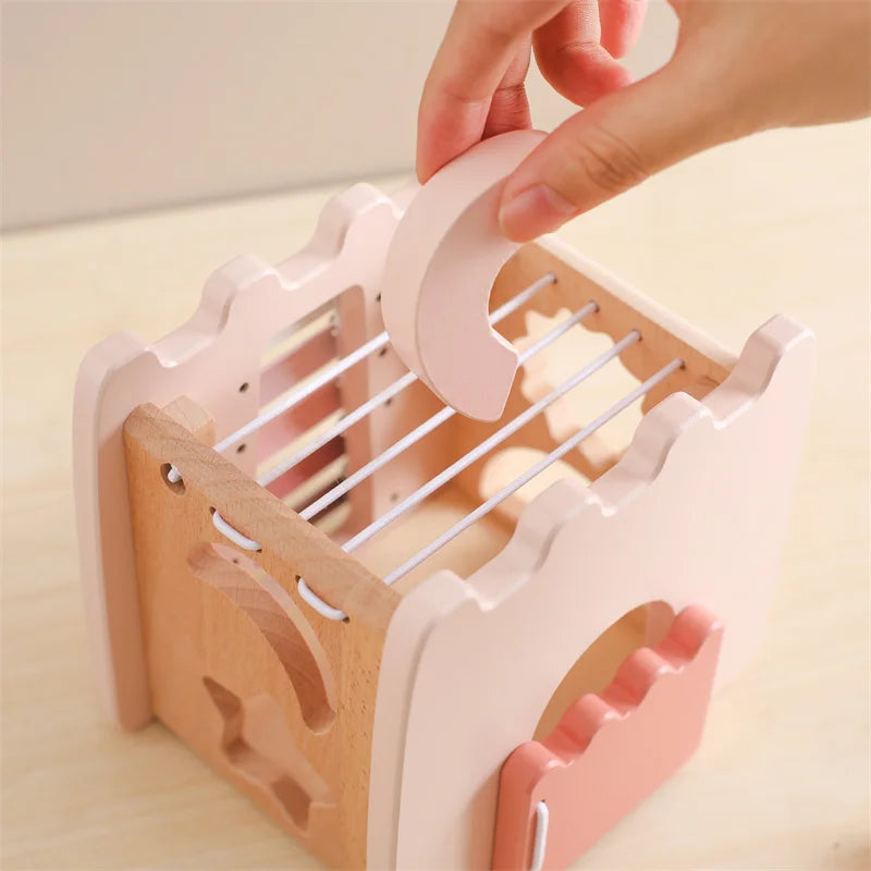 Children's Wooden Castle Block