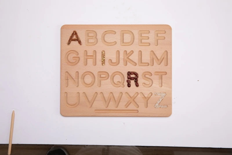 Montessori Number Matching Wooden Board Baby