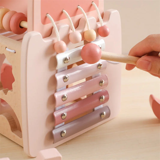 Children's Wooden Castle Block