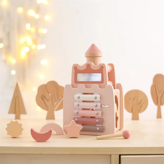 Children's Wooden Castle Block