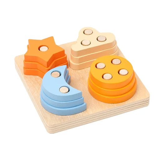 Children's Sky Shapes Stacking Block
