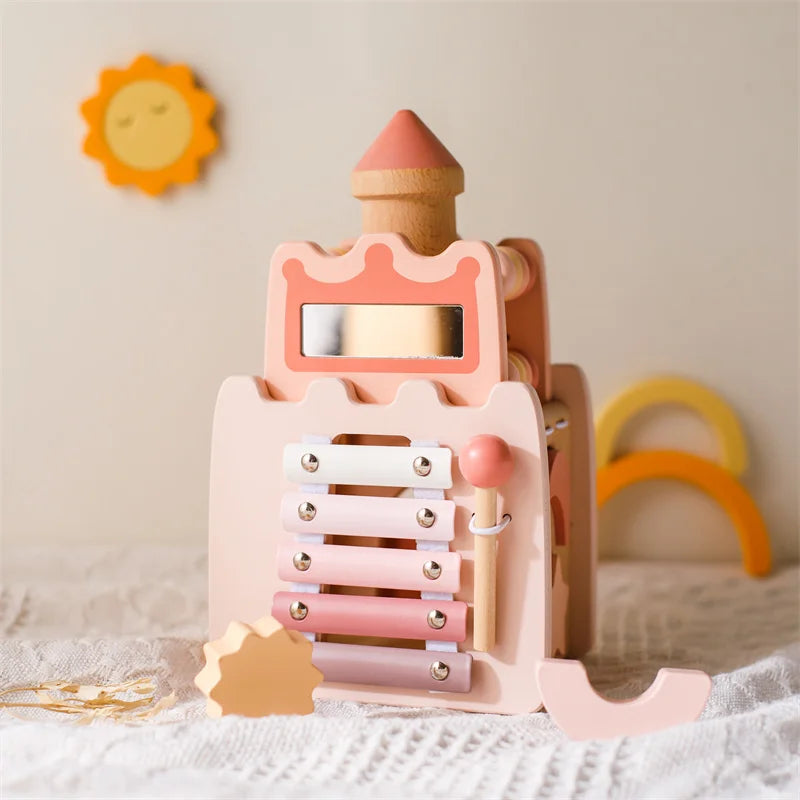 Children's Wooden Castle Block