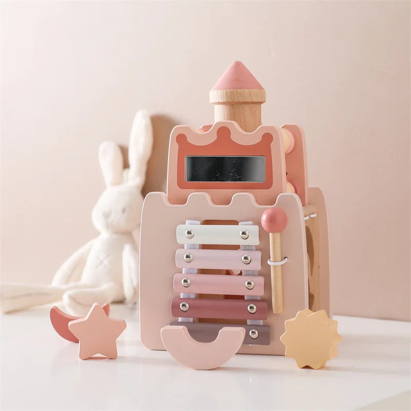 Children's Wooden Castle Block