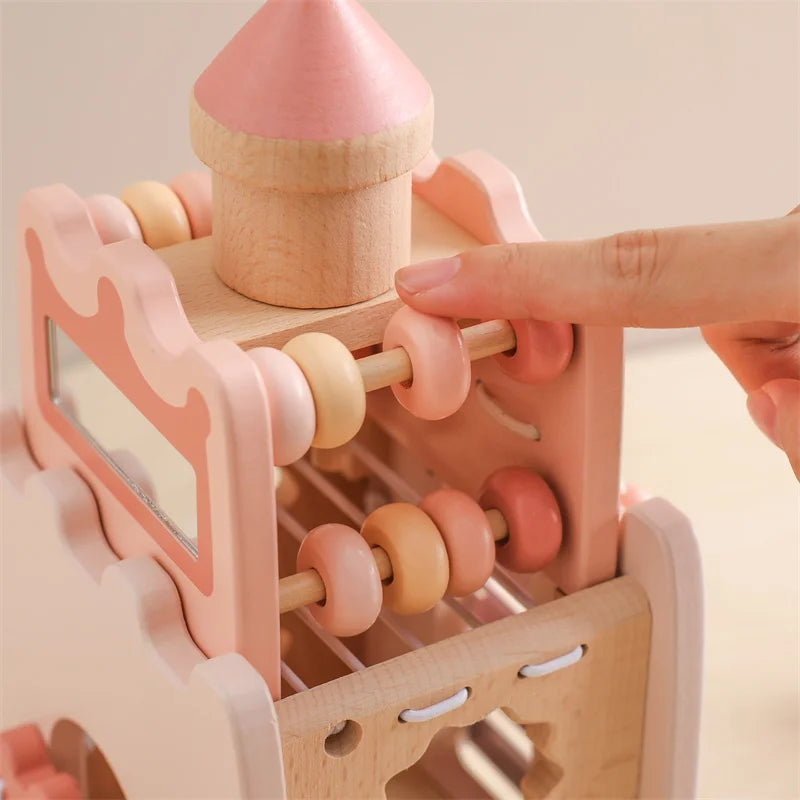 Children's Wooden Castle Block