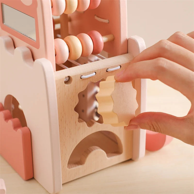 Children's Wooden Castle Block